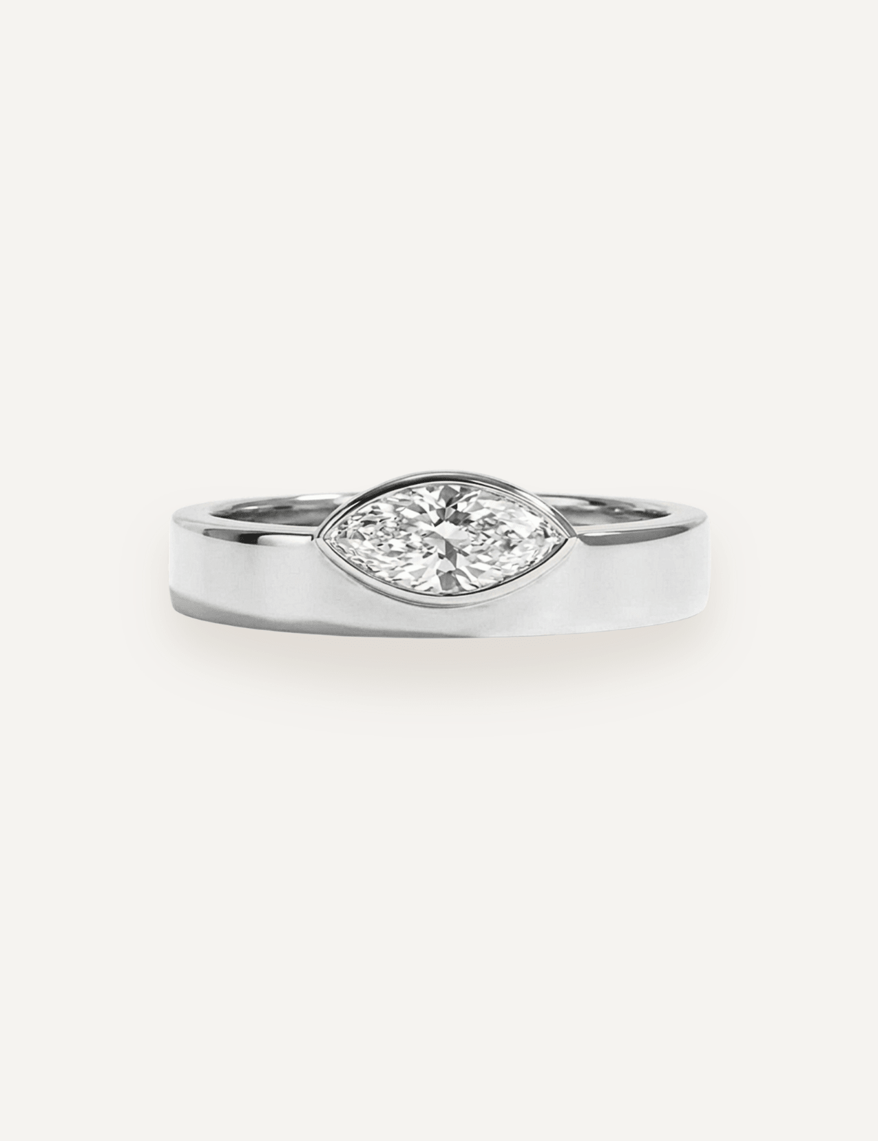 The Sylvie Solitaire Ring - Molten Store