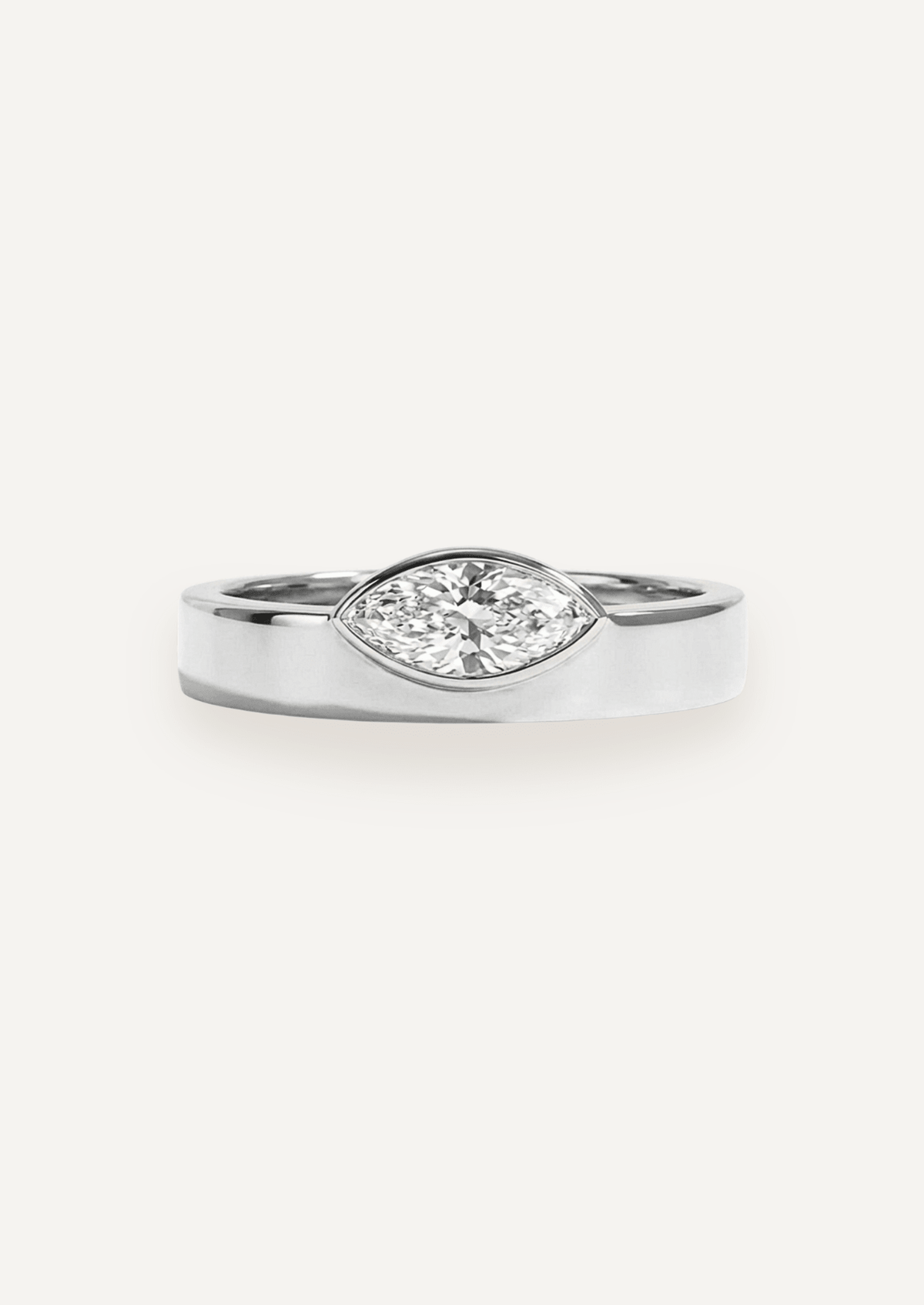 The Sylvie Solitaire Ring - Molten Store