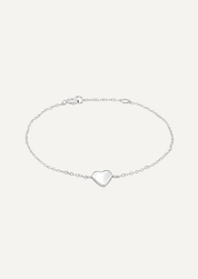 The Take Heart Silver Bracelet - Molten Store