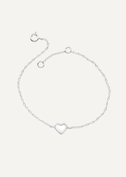 The Take Heart Silver Bracelet - Molten Store