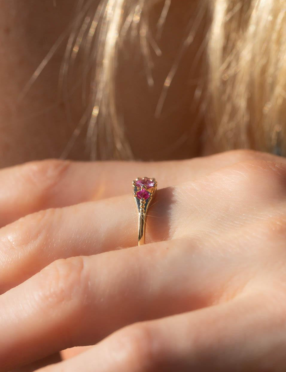 The Tatty Sapphire & Tourmaline Ring - Molten Store