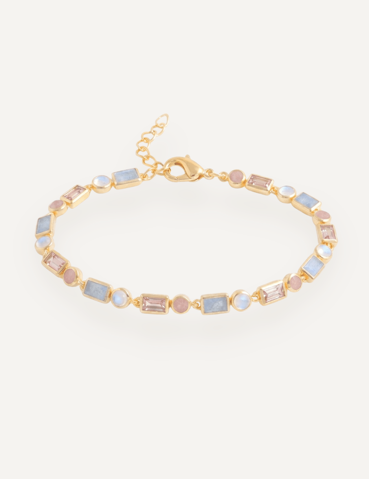 The Terrazza Multi Stone Bracelet in Sorbet - Molten Store