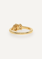 The Toi Et Moi Ring with 0.81ct Pear Diamond - Molten Store