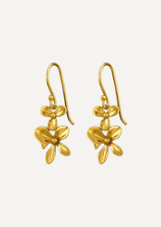The Unfurl Gold Vermeil Drop Earrings - Molten Store