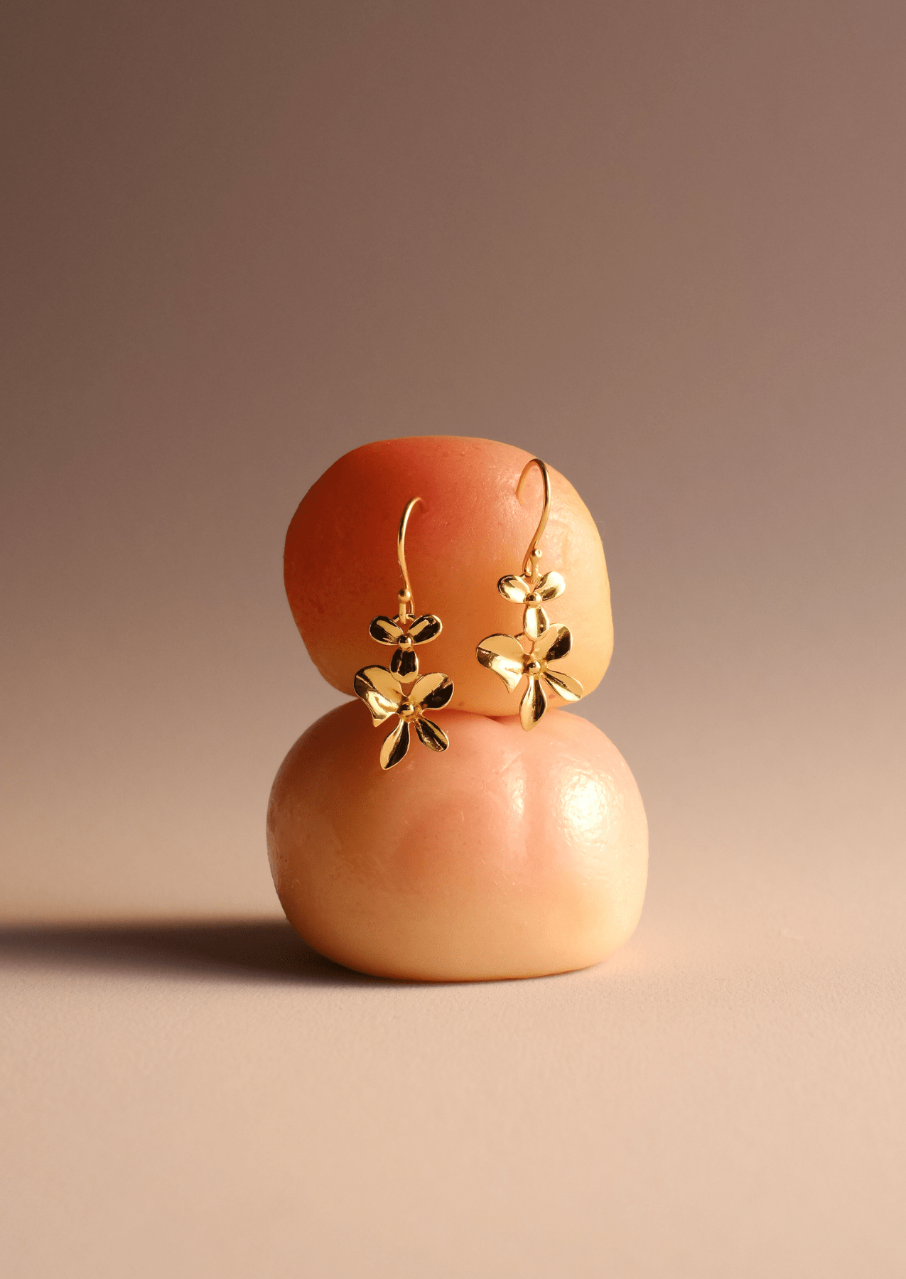 The Unfurl Gold Vermeil Drop Earrings - Molten Store
