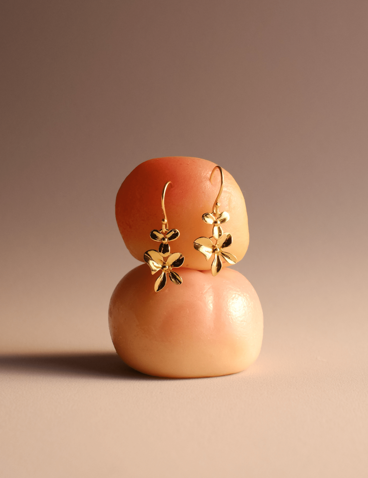 The Unfurl Gold Vermeil Drop Earrings - Molten Store