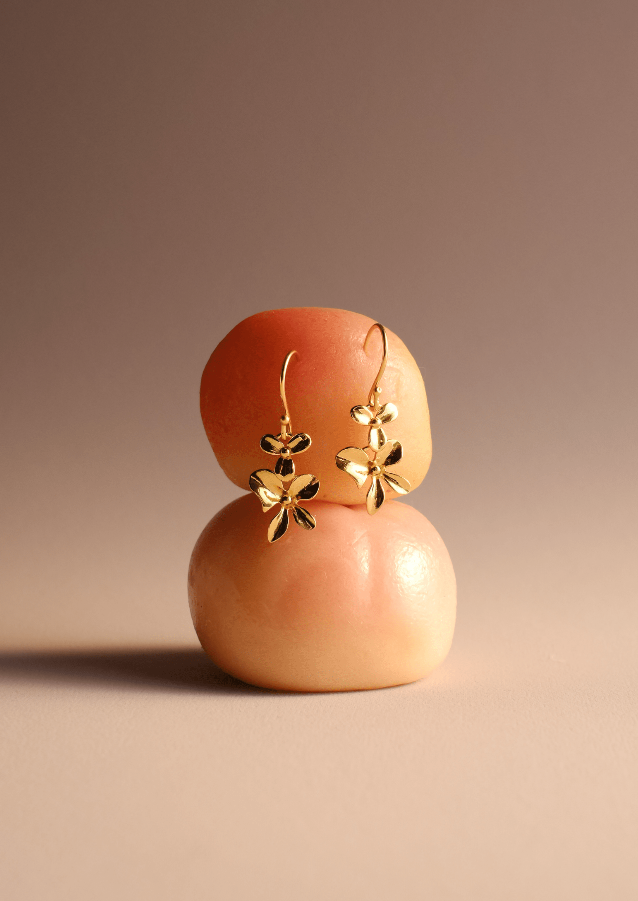 The Unfurl Gold Vermeil Drop Earrings - Molten Store