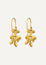 The Unfurl Gold Vermeil Drop Earrings - Molten Store