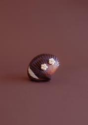 The Veil Pearl 14ct Gold Vermeil Stud Earrings - Molten Store