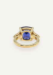 The Vera Ring with 8.21ct Blue Tanzanite - Molten Store