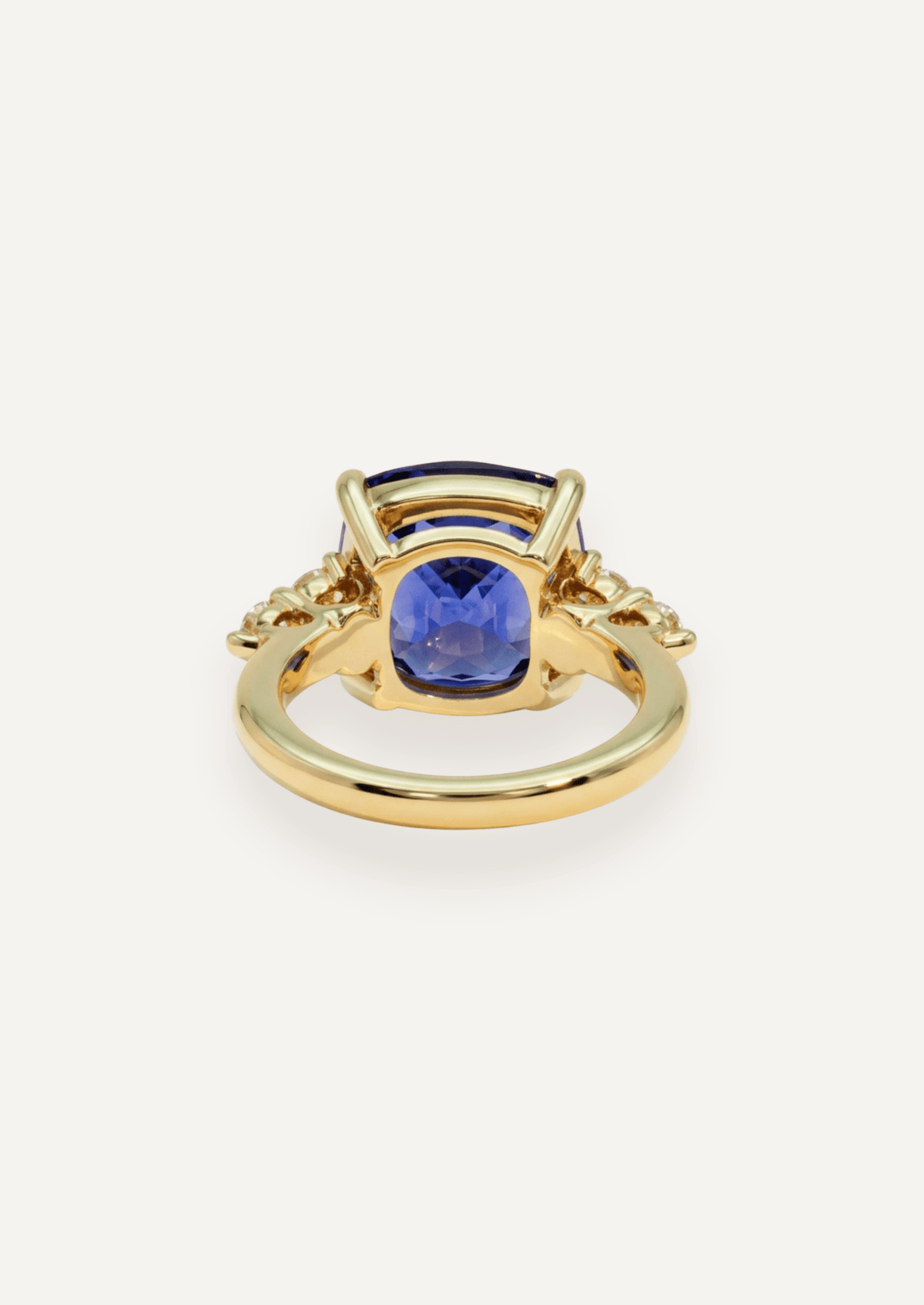 The Vera Ring with 8.21ct Blue Tanzanite - Molten Store