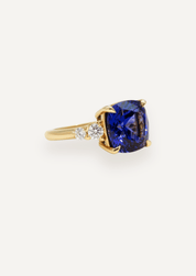 The Vera Ring with 8.21ct Blue Tanzanite - Molten Store