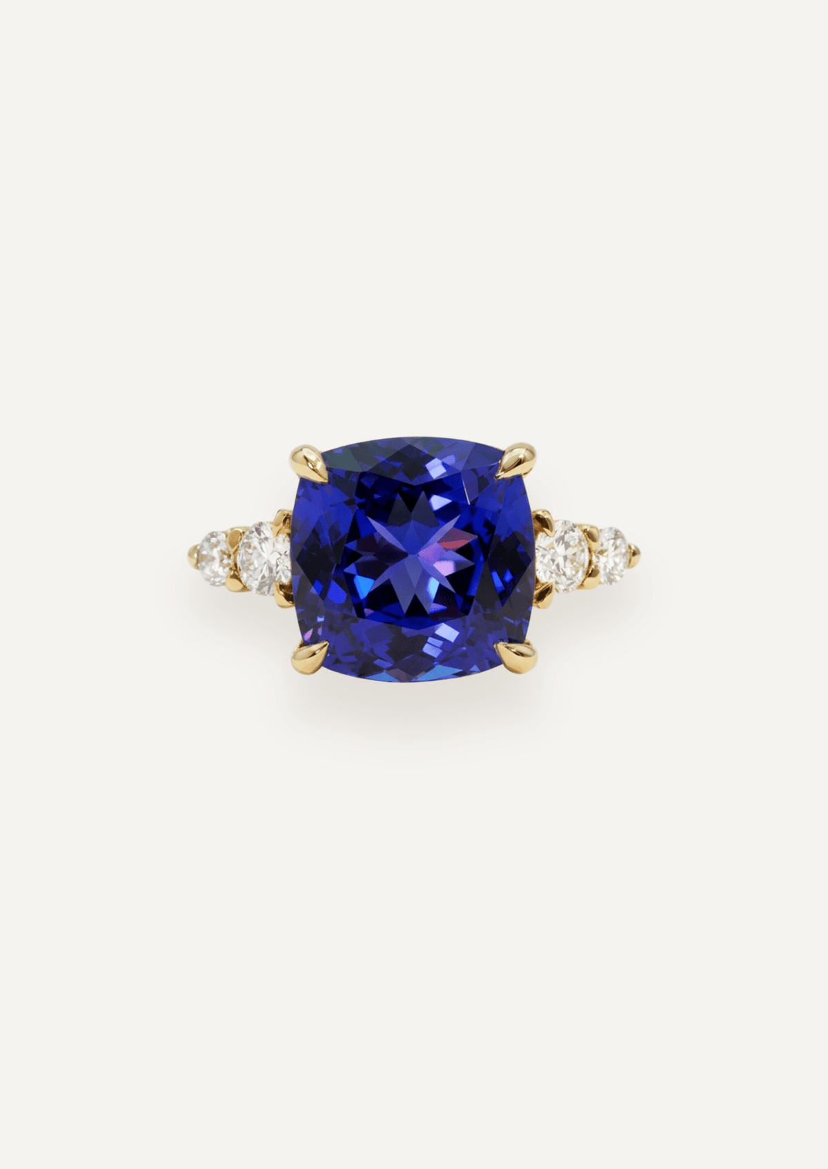 The Vera Ring with 8.21ct Blue Tanzanite - Molten Store