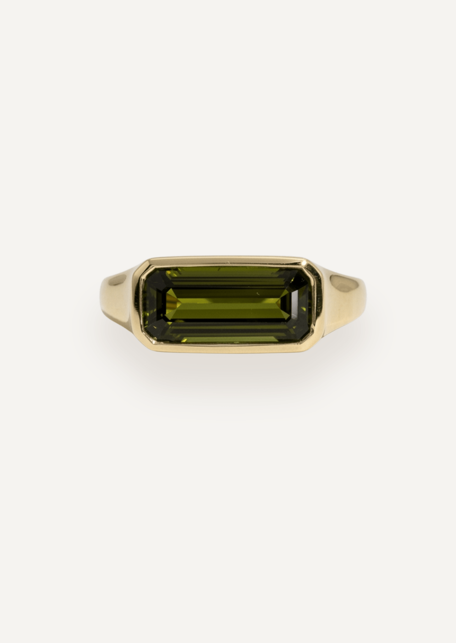 The Zara Ring with 2.66ct Moss Tourmaline - Molten Store