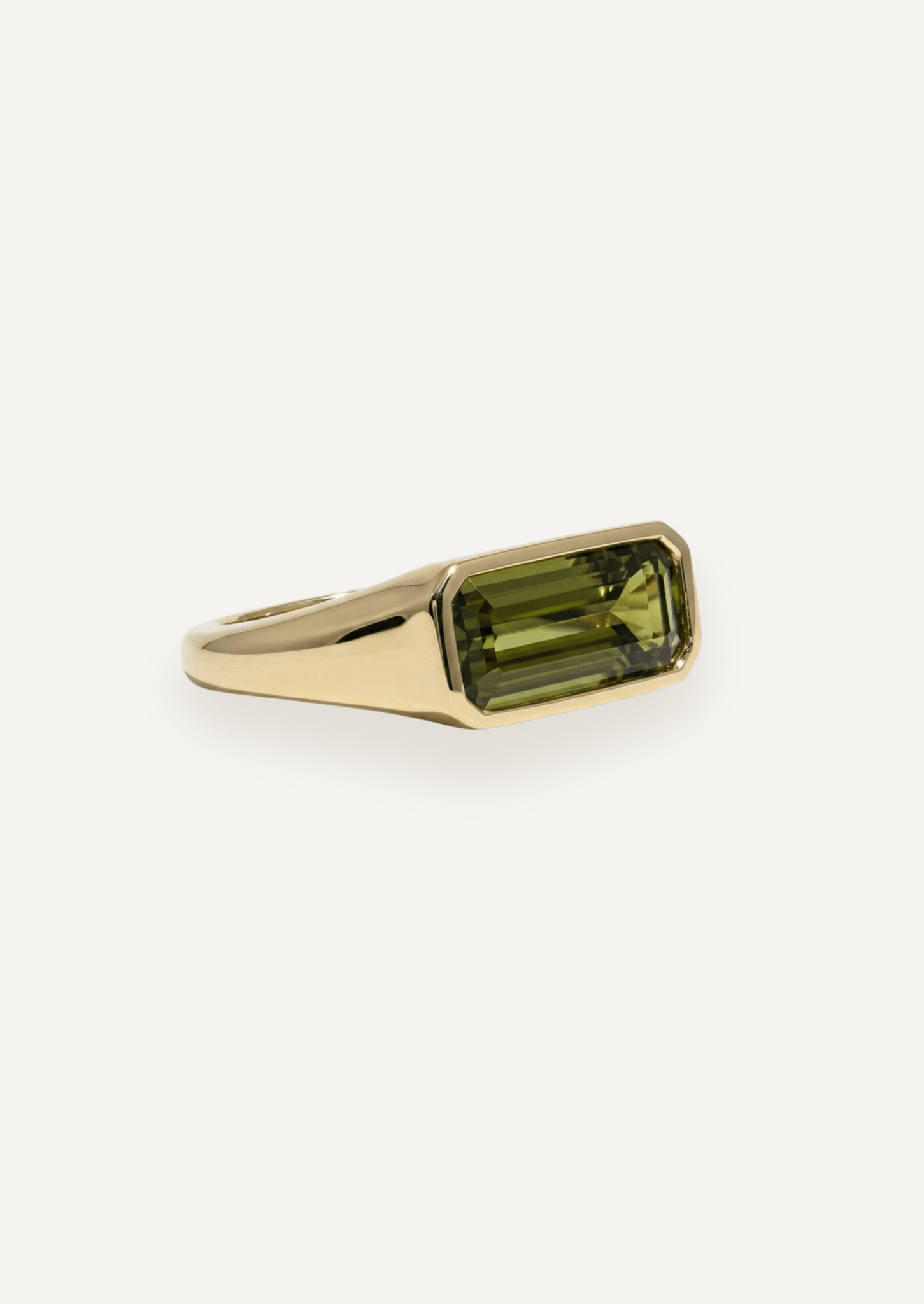 The Zara Ring with 2.66ct Moss Tourmaline - Molten Store