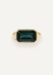 The Zara Ring with 6.32ct Emerald Tourmaline - Molten Store