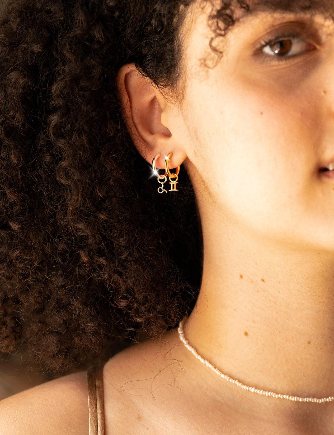 The Zodiac Silver Earring Charm - Molten Store