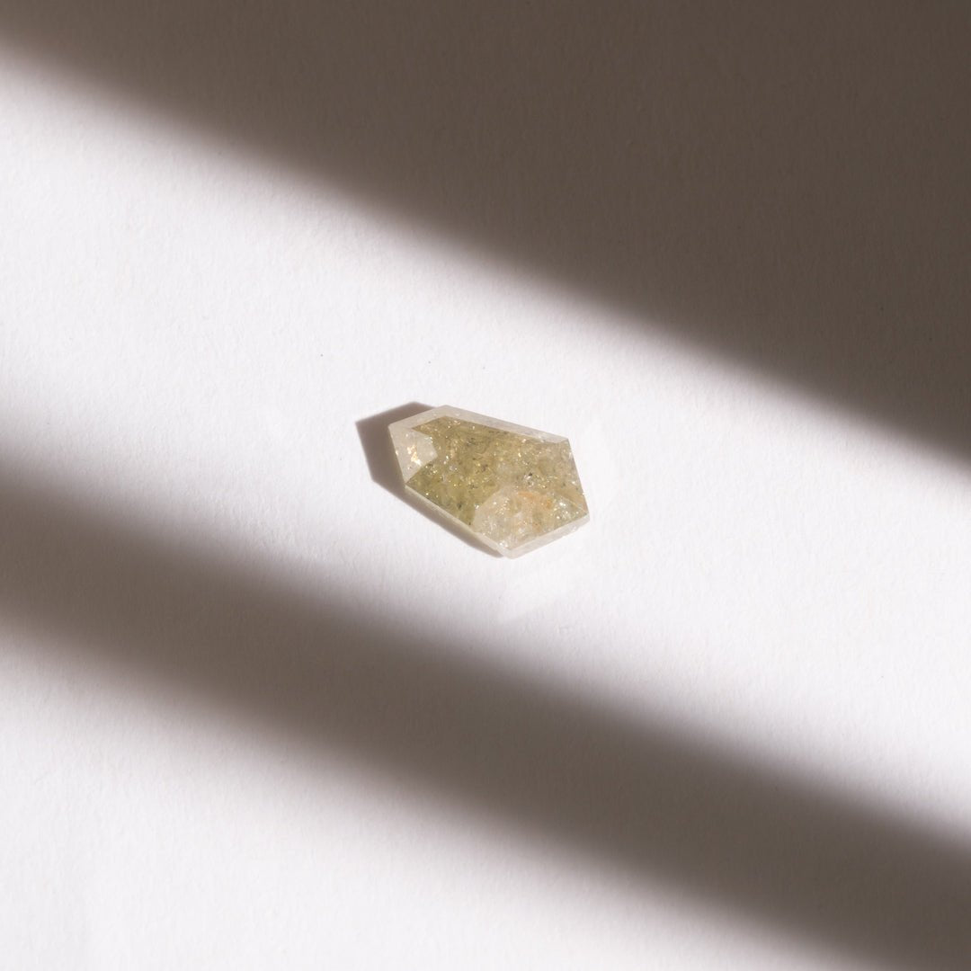 1.12ct Kite Rose Cut Salt & Pepper Diamond - Molten Store