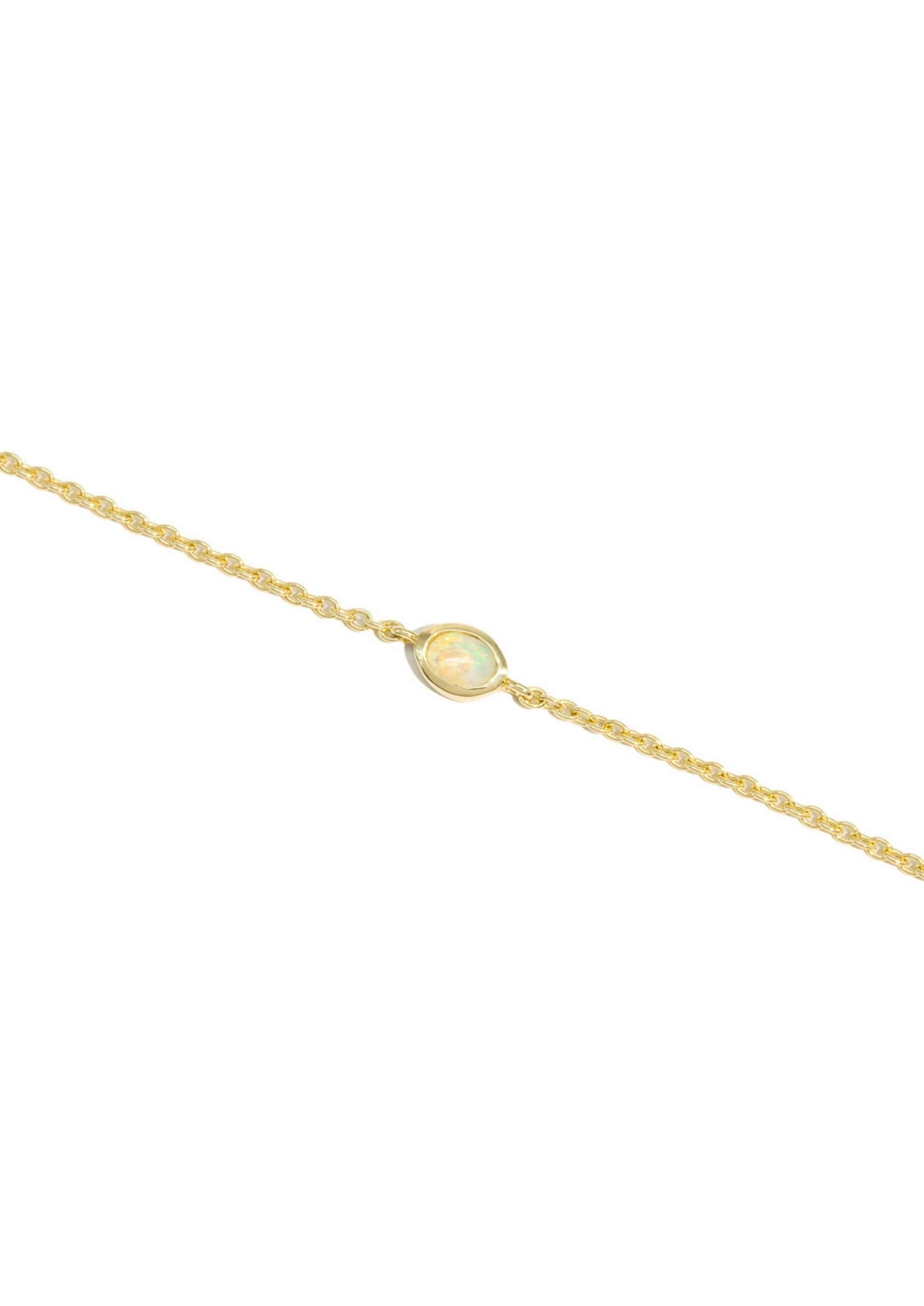 The Solid Gold Opal Lumin Bracelet
