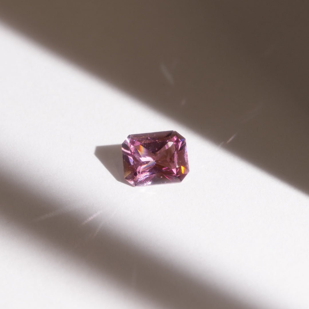 1.35ct Pink Emerald Cut Spinel - Molten Store