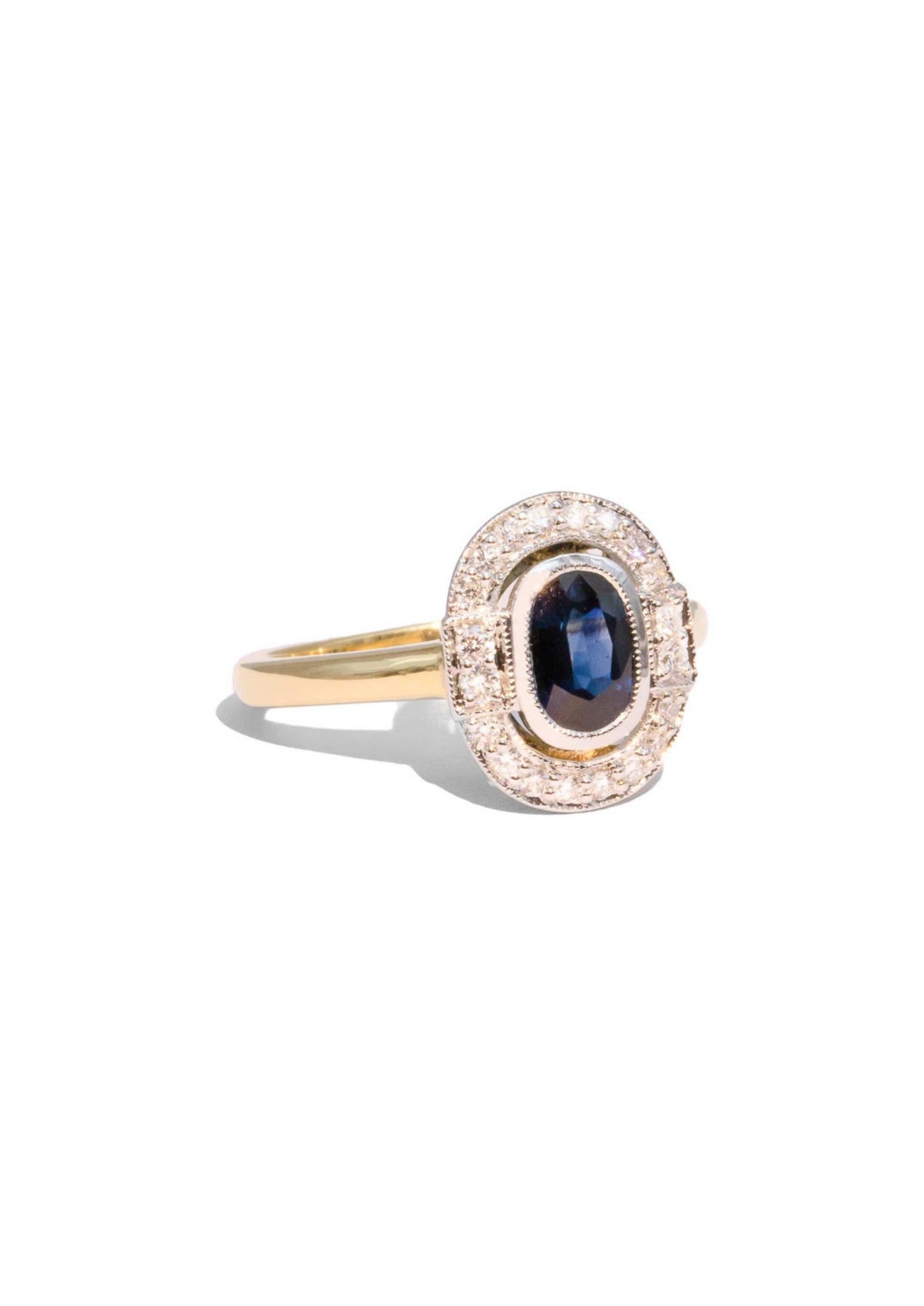 The Augusta Australian Sapphire & Diamond Ring