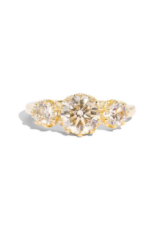 The Elvie Ring with 1.56ct Champagne Diamond