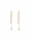 The Gold Pearl Sunlight Threader Earrings