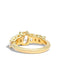 The Oval Banks Yellow Gold Cultured Diamond Ring