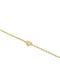 The Solid Gold Diamond Heart Bracelet