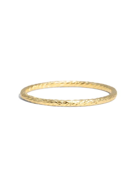 The Solid Gold Glimmer Ring