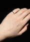 The Silver Diamond Mini Compass Signet