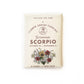 Flower Zodiac Sticker Card Set - Scorpio