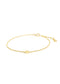 The Solid Gold Mini Diamond Compass Bracelet