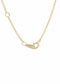 The Solid Gold Diamond Dot Necklace
