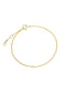 The Solid Gold Diamond Dot Bracelet
