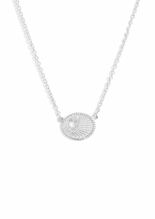 The Silver Diamond Ad Astra Necklace