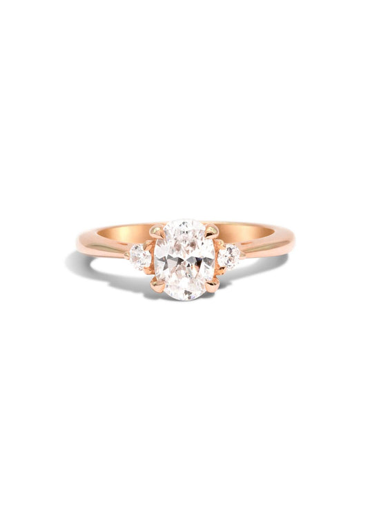The Ada Rose Gold Natural Diamond Ring - Molten Store