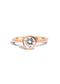 The Isabel Rose Gold Cultured Diamond Ring - Molten Store