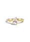 The Juniper Yellow Gold Cultured Diamond Ring