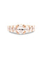 The Oval Banks Rose Gold Cultured Diamond Ring - Molten Store