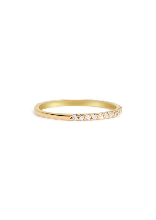 The Mae 0.3ct Cultured Diamond 9ct Solid Gold Ring - Molten Store
