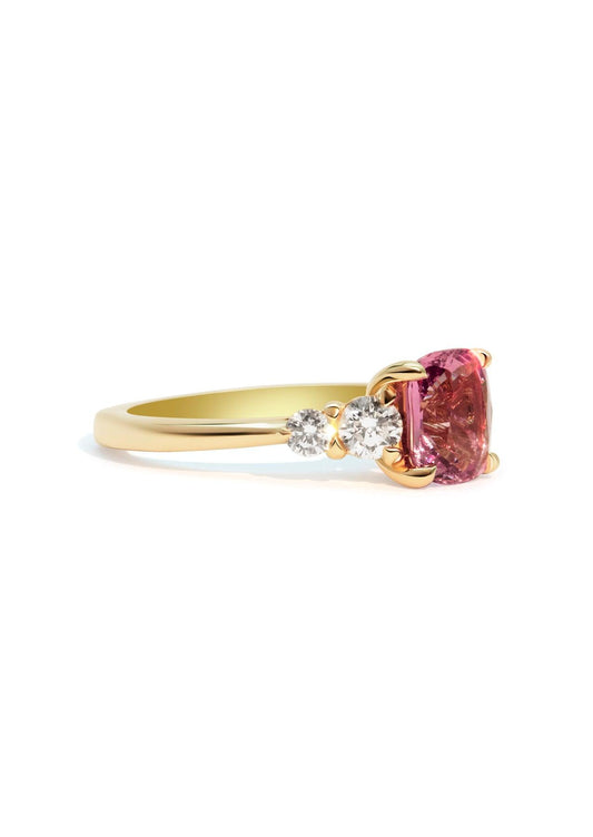 The Vera Ring with 1.94ct Cushion Spinel - Molten Store