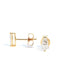 The Poe 0.6ct Marquise Cultured Diamond 10ct Solid Gold Earrings - Molten Store