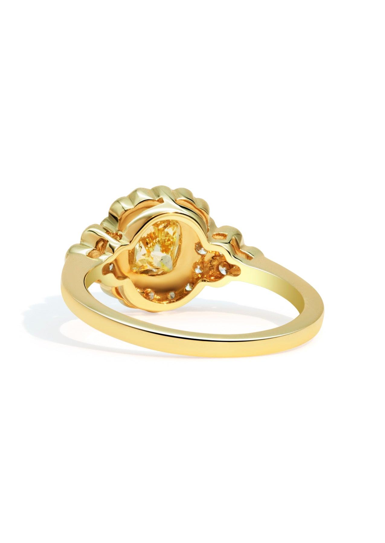 The Cosima 1.01ct Yellow Diamond Ring
