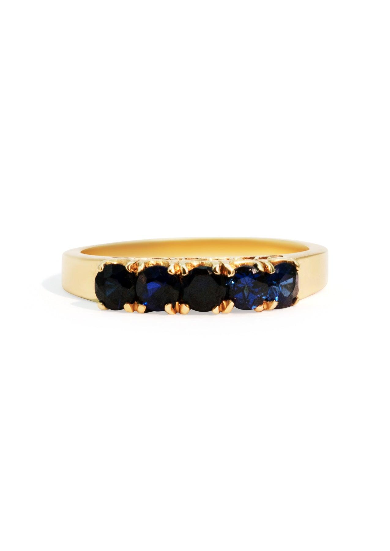 The Olivia Vintage Sapphire Ring - Molten Store