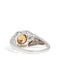 The Adelaide Ring with 1.37ct Round Brilliant Champagne Diamond - Molten Store