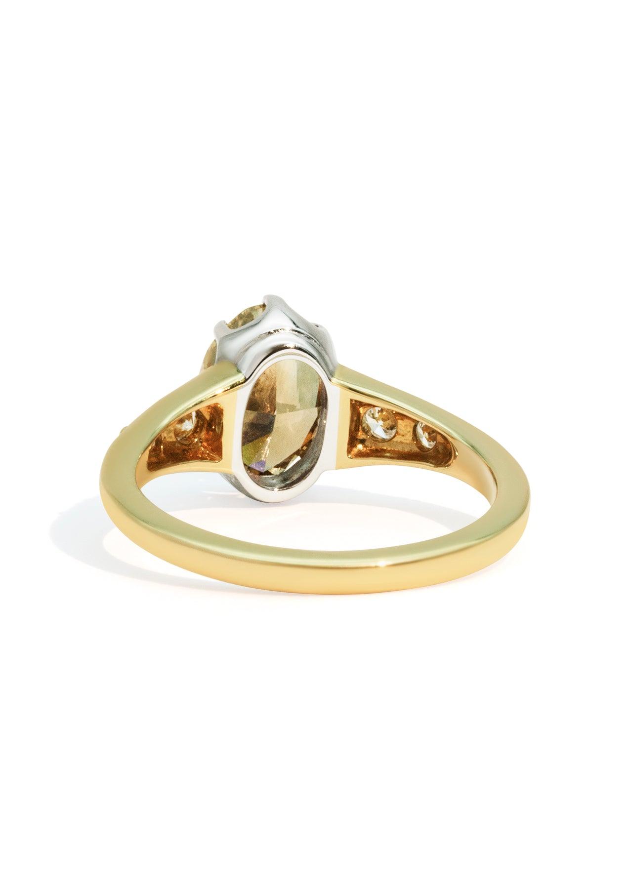 The Magnolia 2.61ct Champagne Diamond Ring