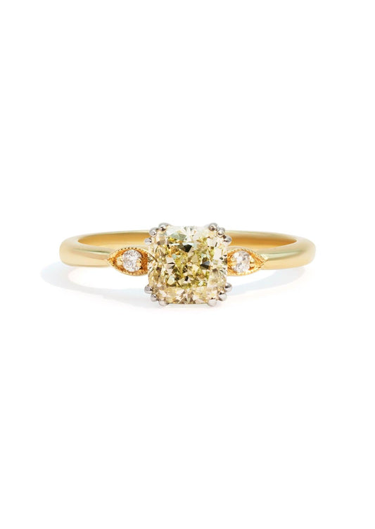The Penelope 1.32ct Yellow Diamond Ring - Molten Store