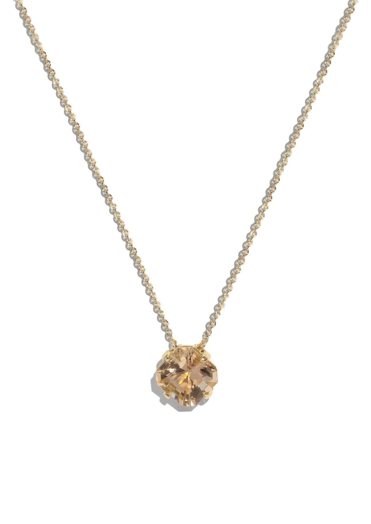 The Margot 4.05ct Honey Tourmaline Necklace - Molten Store