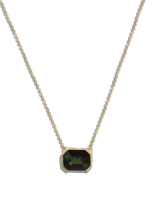 The Izzy 2.88ct Green Tourmaline Necklace - Molten Store
